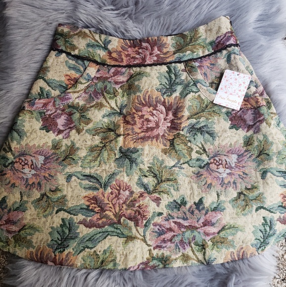 🆕️Free People Floral Skirt - Picture 4 of 8
